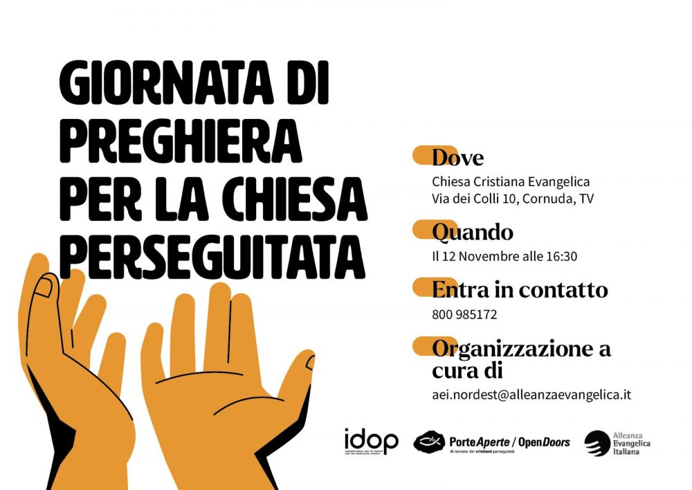 Giornata di preghiera per la chiesa perseguitata