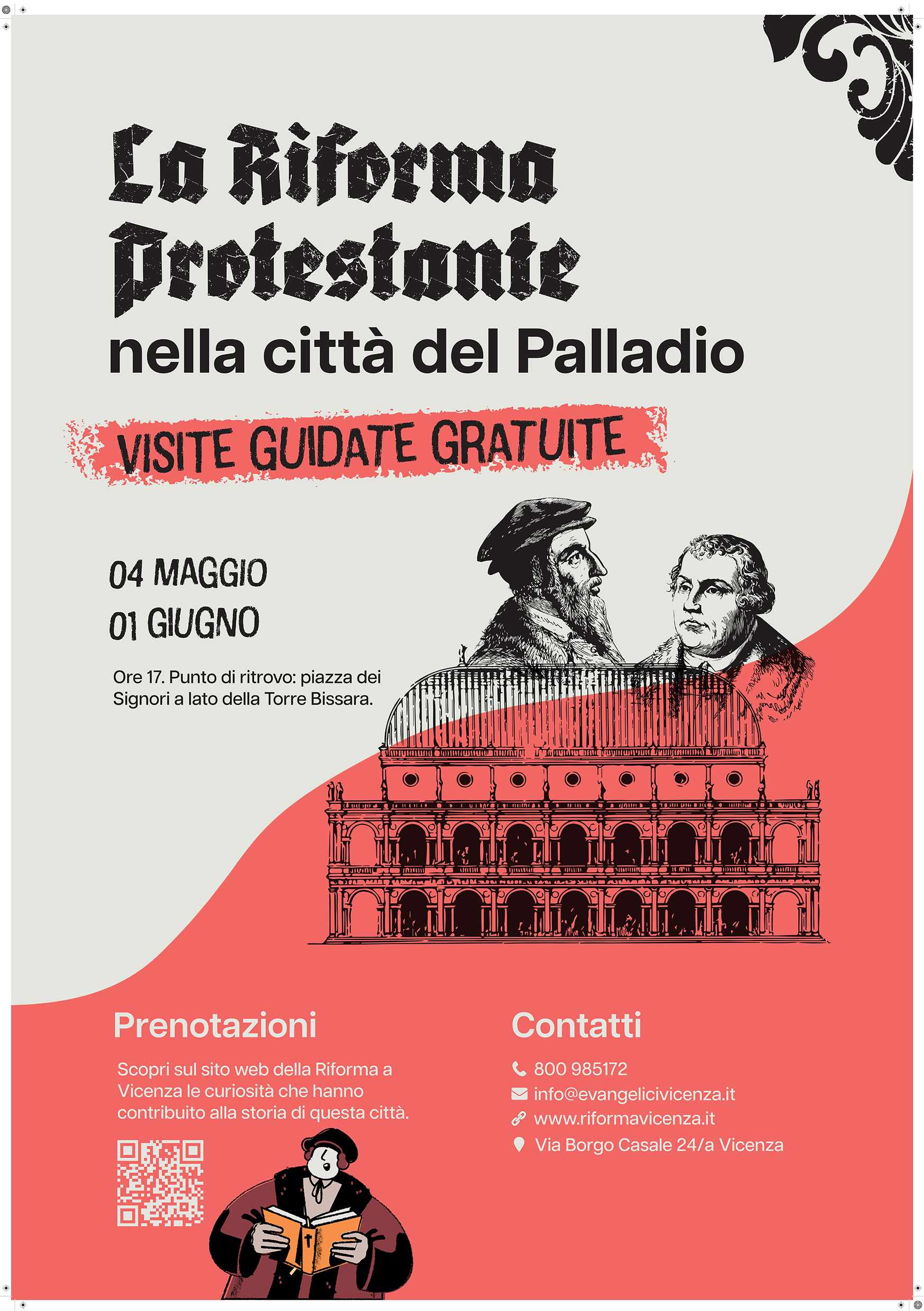 La Riforma Protestante nella Città del Palladio – Visite Guidate Gratuite
